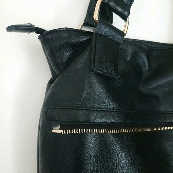 Black Modern Rebel Rectangular Zipper Bag - Picture 11 of 11